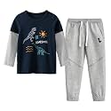 Boys Lifestyle Long Sleeve 2-piece Set, Loose-fit Top &amp; pants