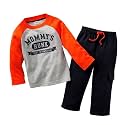 Boys Lifestyle Long Sleeve 2-piece Set, Loose-fit Top &amp; pants