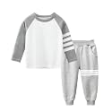Boys Lifestyle Long Sleeve 2-piece Set, Loose-fit Top &amp; pants