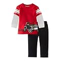 Boys Lifestyle Long Sleeve 2-piece Set, Loose-fit Top &amp; pants