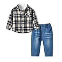 Boys Lifestyle Long Sleeve 2-piece Set, Loose-fit Top &amp; pants