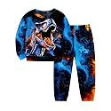 Boys Clothes, T-Rex Print Dinosaur Boy Clothes Fall Winter Outfits Long-sleeved Hooded Sweatshirt Pants 2Pcs Set