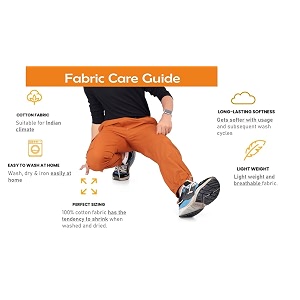 Boys Cotton Basic Cargo Jogger Pants -