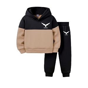 Boys Cotton Hoodie Sweatshirt and Jogging Suit