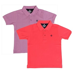 Boys Cotton Matty Polo T-Shirt Combo -