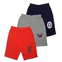 Boys Cotton Shorts Pack of 3 Black