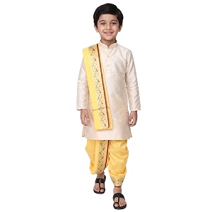 Boys Dhoti Kurta Set Sherwani Style for