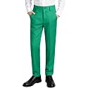 Boys Dress Pants Slim Fit,Formal Suit Trousers with Adjustable Waist