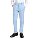 Boys Dress Pants Slim Fit,Formal Suit Trousers with Adjustable Waist