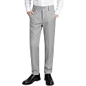 Boys Dress Pants Slim Fit,Formal Suit Trousers with Adjustable Waist