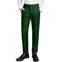 Boys Dress Pants Slim Fit,Formal Suit Trousers with Adjustable Waist