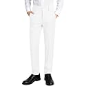 Boys Dress Pants Slim Fit,Formal Suit Trousers with Adjustable Waist