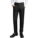 Boys Dress Pants Slim Fit,Formal Suit Trousers with Adjustable Waist