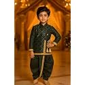 Boys Ethnic wear Cotton Sequined Punjabi set