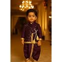 Boys Ethnic wear Cotton Sequined Punjabi set