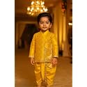 Boys Ethnic wear Cotton Sequined Punjabi set