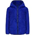 Boys Fleece Sherpa Hoodie Sweatshirts Kids Ultra Soft Full-Zip Jacket