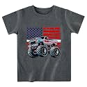 Boys Girls 4th of July Shirts American Flag Tees Kids Patriotic Independence Day Memorial Day Tops 2-7 Years