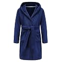 Boys Girls Bathrobe Soft Towel Hooded Robe Terry cloth Turkish Cotton Bathrobe