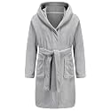 Boys Girls Bathrobe Soft Towel Hooded Robe Terry cloth Turkish Cotton Bathrobe