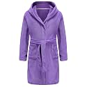 Boys Girls Bathrobe Soft Towel Hooded Robe Terry cloth Turkish Cotton Bathrobe