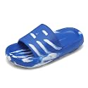 Boys and Girls Cloud Wide Slides for Kids – Non-Slip Summer Slippers Lightweight Beach, Pool, and Indoor Shower Sandals