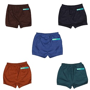 Boys Girls Cotton Elastic Waistband Drawer Multicolor