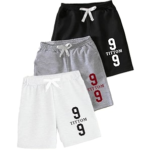 Boys and Girls Cotton Printed Shorts Pack