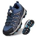 Boys Girls Hiking Trail Shoes Waterproof Slip Resistant Outdoor Trekking Walking Running Sneakers(Little/Big Kids)