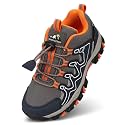 Boys Girls Hiking Trail Shoes Waterproof Slip Resistant Outdoor Trekking Walking Running Sneakers(Little/Big Kids)