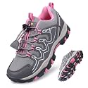 Boys Girls Hiking Trail Shoes Waterproof Slip Resistant Outdoor Trekking Walking Running Sneakers(Little/Big Kids)