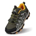 Boys Girls Hiking Trail Shoes Waterproof Slip Resistant Outdoor Trekking Walking Running Sneakers(Little/Big Kids)