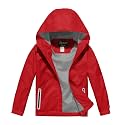 Boys Girls Lightweight Rain Jacket Waterproof Hooded