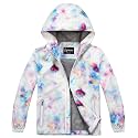 Boys Girls Lightweight Rain Jacket Waterproof Hooded