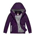 Boys Girls Lightweight Rain Jacket Waterproof Hooded