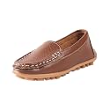 Boys Girls Loafers Dress Flats Slip-On Oxford Casual Moccasins School Walking Boat Shoes(Toddler/Little Kid/Big Kid)