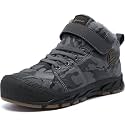 Boys Girls Snow Boots Winter Slip On Warm Fur Lined Shoes Lightweight Water-Resistant Cold Weather Boot (Little Kid/Big Kid)