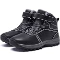 Boys Girls Snow Boots Winter Slip On Warm Fur Lined Shoes Lightweight Water-Resistant Cold Weather Boot (Little Kid/Big Kid)
