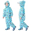 Boys Girls Toddler Rainsuit Kids Waterproof Coverall One Piece Rain Suit