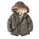 Boys Girls Winter Outwear Coats, Kids Warm Outfits,Windproof Jacket for Toddler 1-8Y