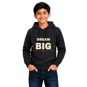 Boys Hooded Sweatshirt Cotton Blend Full