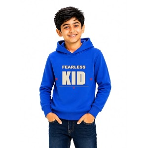 Boys Hooded Sweatshirt Cotton Blend Full