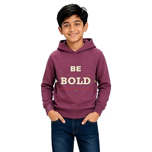 Boys Hooded Sweatshirt Cotton Blend Full