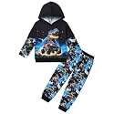 Boys Hoodie Pant Set Graphic Print Kids Sweatshirt