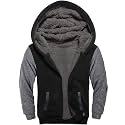 Boys Hoodie Zip Up Fleece Lined Jacket Kids Warm Sherpa Hooded Sweatshirts