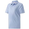 Boys Polo Shirts Short Sleeve Striped Performance Moisture Wicking Dry Fit Golf Shirts for Boys Youth Kids