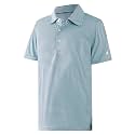 Boys Polo Shirts Short Sleeve Striped Performance Moisture Wicking Dry Fit Golf Shirts for Boys Youth Kids