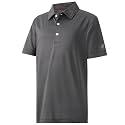 Boys Polo Shirts Short Sleeve Striped Performance Moisture Wicking Dry Fit Golf Shirts for Boys Youth Kids