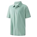 Boys Polo Shirts Short Sleeve Striped Performance Moisture Wicking Dry Fit Golf Shirts for Boys Youth Kids
