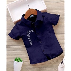 for boys printed cotton blend casual shirt  soft amp comfortable to
